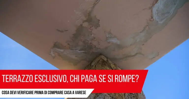 Infiltrazioni terrazzo