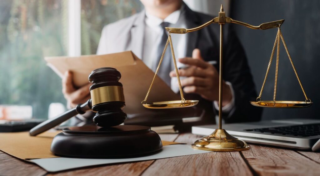 Un'immagine che ritrae tribunale, gestione, imprenditore e scienza.